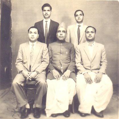 Kishori Lal Ji with Sons